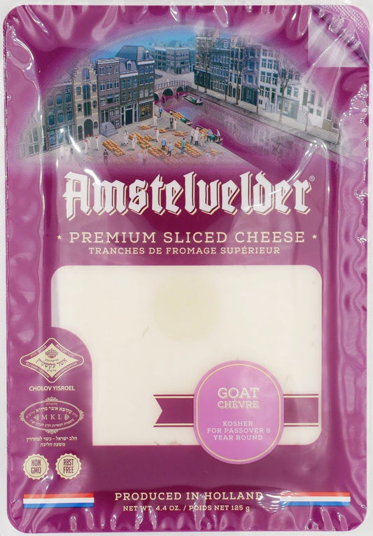 KOSHER SLICED GOAT CHEESE AMS 125 GR.