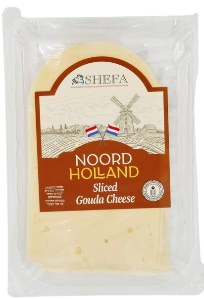 KOSHER SLICED GOUDA SHEFA 150 GR.