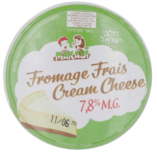 KOSHER SOFT FRESH CHEESE LIGHT 7.8% (FROMAGE FRAIS) MK 500 GR.