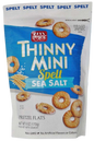 KOSHER THINNY MINI 100% SPELT PRETZEL FLAT SEA SALT 170 GR.