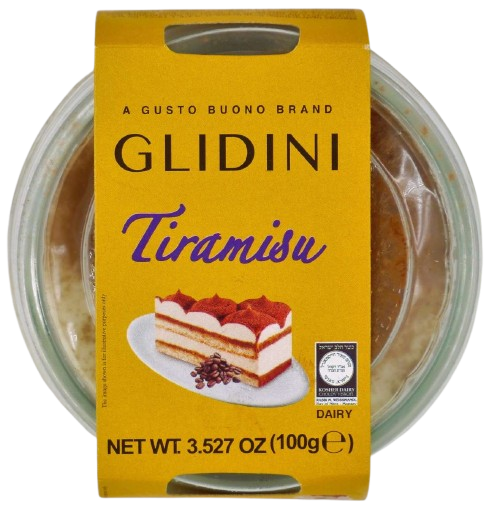 KOSHER TIRAMISU DESSERT 100 GR.