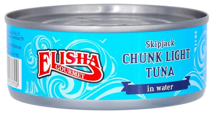KOSHER TUNA IN WATER ELISHA  KLP CRC 145 GR.