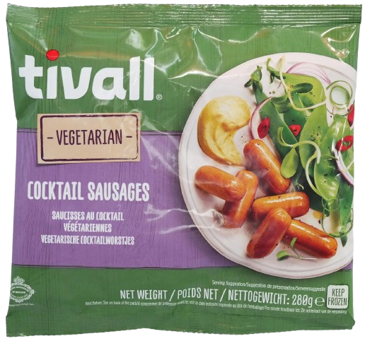KOSHER VEGAN FRANKFURTER COCKTAIL TIVALL 280 GR.