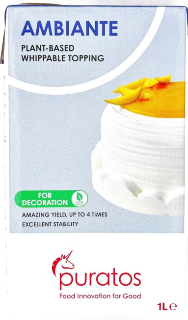 KOSHER WHIP TOPPING DAIRY FREE PURATOS 1 LT.