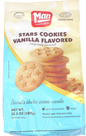 MAN KOSHER STARS COOKIES VANILLA FLAVORED 300 GR.