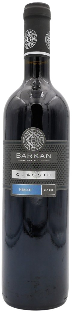 MERLOT BARKAN CLASSIC 750 ML. Kosher Red Wine From Israel