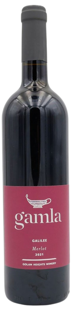 MERLOT GAMLA 750 ML.  Kosher Red Wine from Galilee Israel