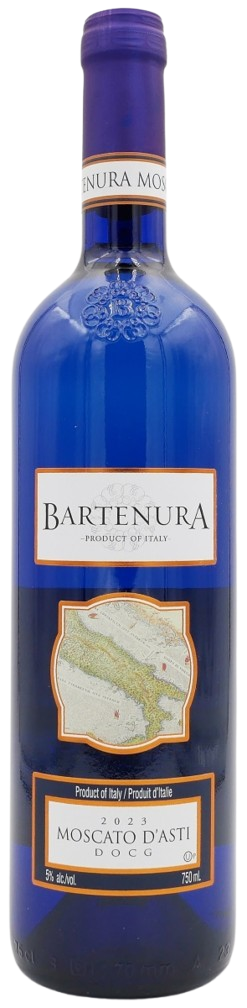 MOSCATO D'ASTI D.O.C.G. BARTENURA 750 ML. Kosher White Sparkling Wine