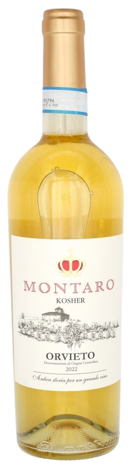 ORVIETO MONTARO 750 ML. Kosher White Wine From Italy
