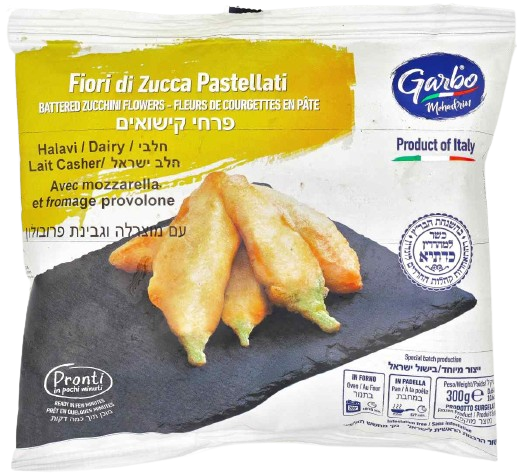 FIORI DI ZUCCA PASTELLATI 300 GR.