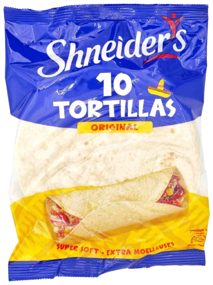 10 MINI TORTILLA WRAPS 13cm 250 GR.