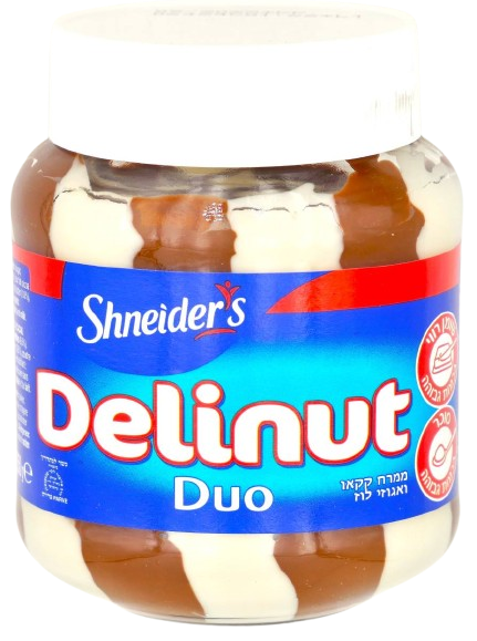 CREMA DI NOCCIOLE KOSHER DELINUT DUO 350