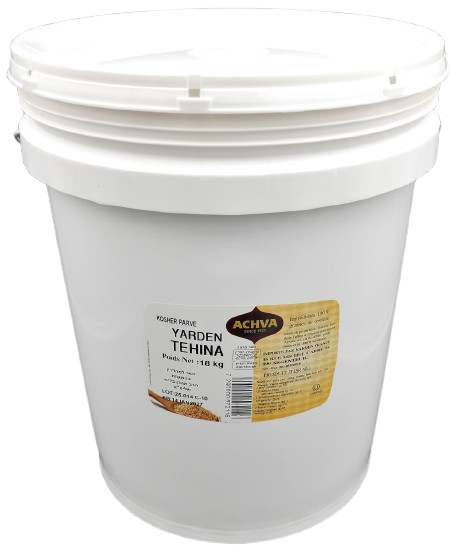 PURE KOSHER TAHINI ACHVA 18 KG.