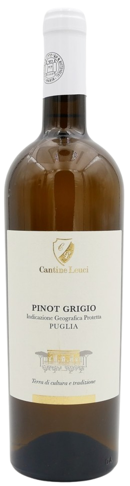 PINOT GRIGIO I.G.P. LEUCI 750 ML. Kosher White Wine From Italy