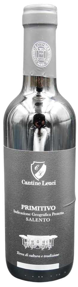 PRIMITIVO LEUCI 375 ML. Kosher Red Wine From Italy