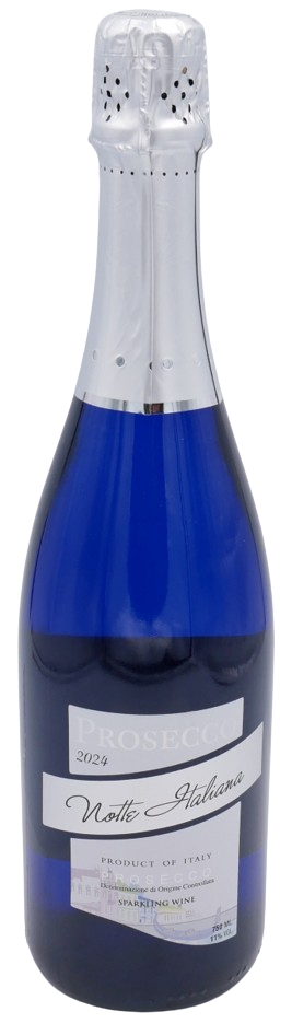 PROSECCO D.O.C. NOTTE ITALIANA 750 ML. Kosher White Dry Sparkling Wine 