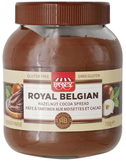ROYAL BELGIAN HAZELNUT CREAM DAIRY FREE 700 GR.