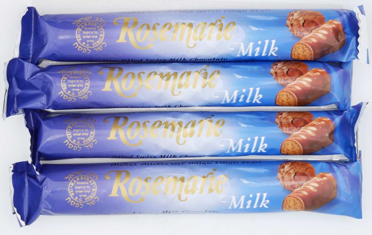 SHMERLING SWISS KOSHER CHOCOLATE ROSEMARIE MILK STICKS  4 X 23 GR.