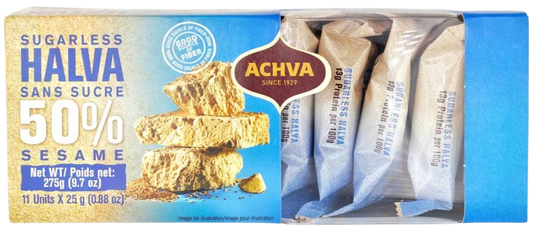 SUGARLESS KOSHER HALVA SNACKS 11 × 25 GR.