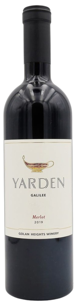 YARDEN MERLOT 750 ML. Kosher Red Wine  Golan Heights Winery Israel