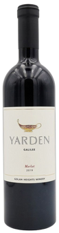 YARDEN MERLOT 750 ML. Kosher Red Wine  Golan Heights Winery Israel