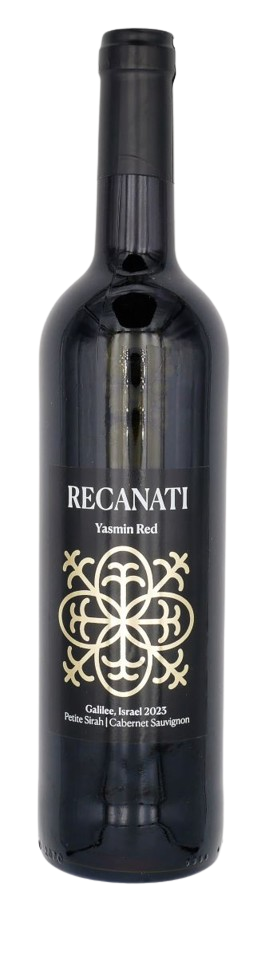 YASMIN RED RECANATI 750 ML. Kosher Red Wine From Israel